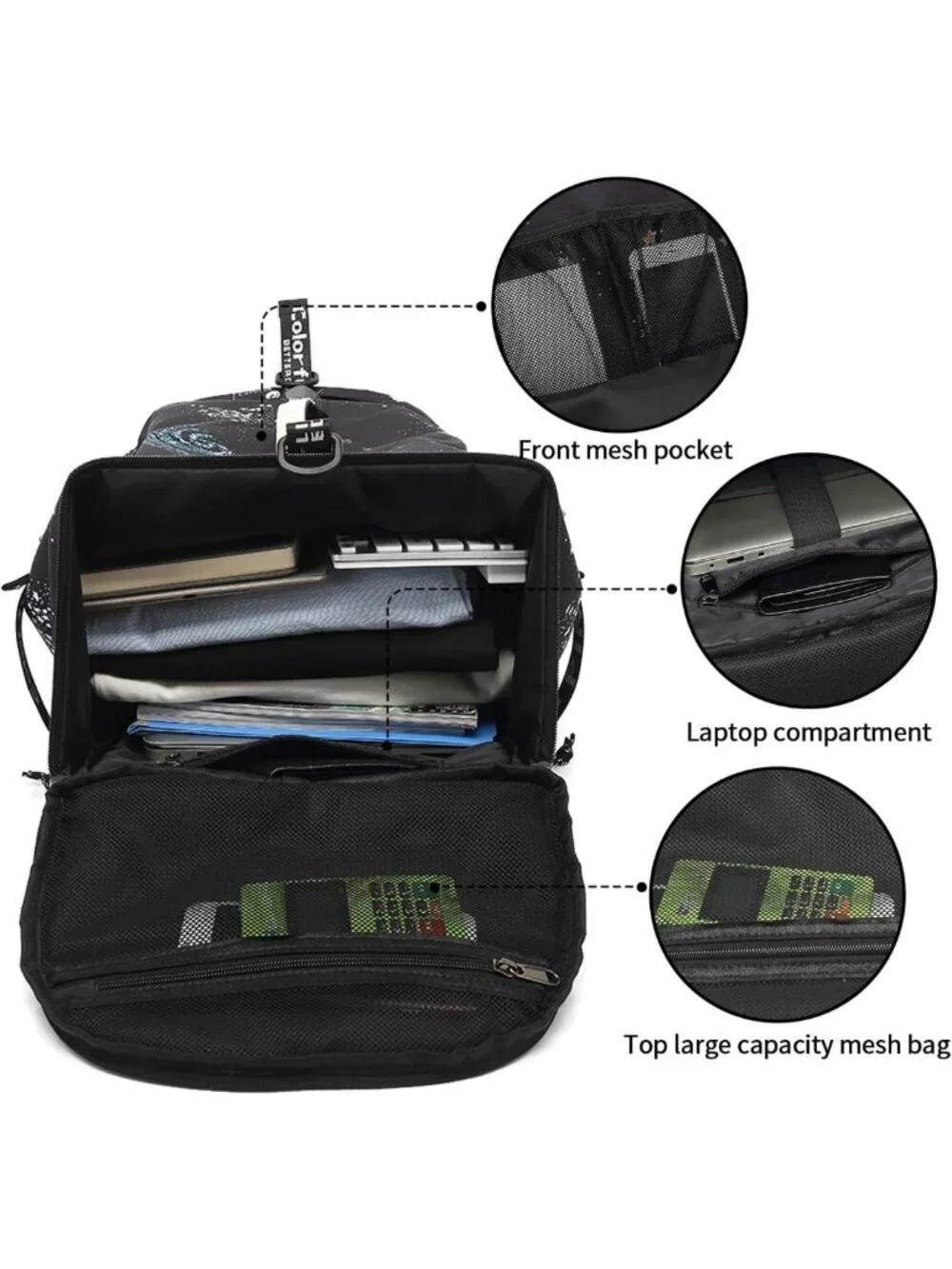 Versatile Waterproof Gym Duffel Backpack with Shoe Compartment & 4 Carry Styles